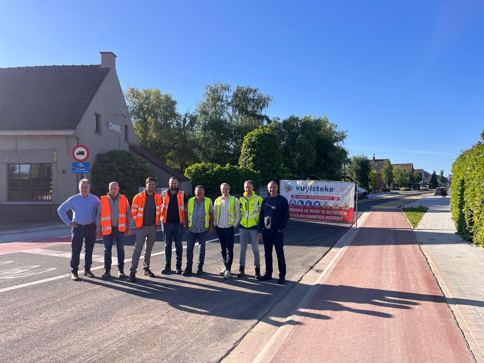 Hulstsestraat opnieuw open na grote rioleringswerken