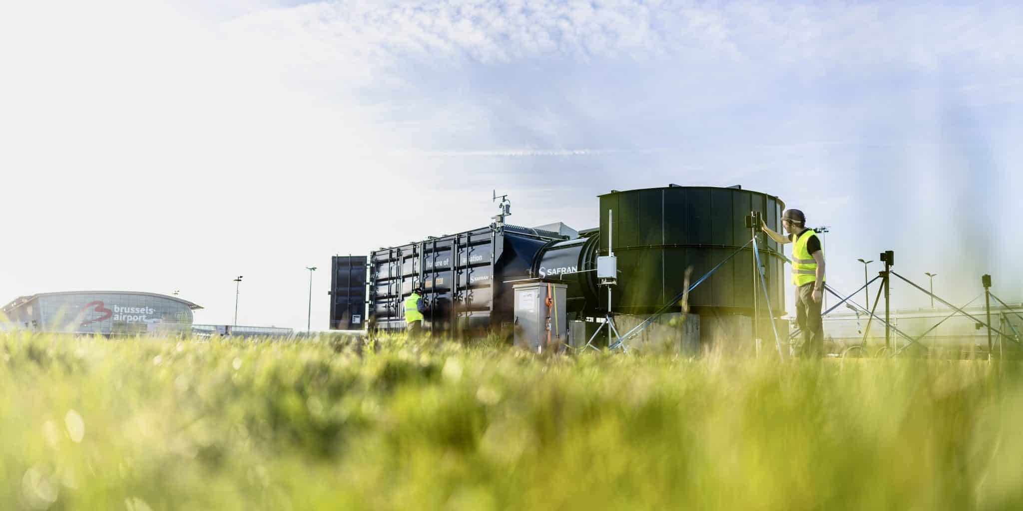 Brussels Airport en Safran Aero Boosters testen toestel om luchtkwaliteit ​​op en rond tarmac te verbeteren