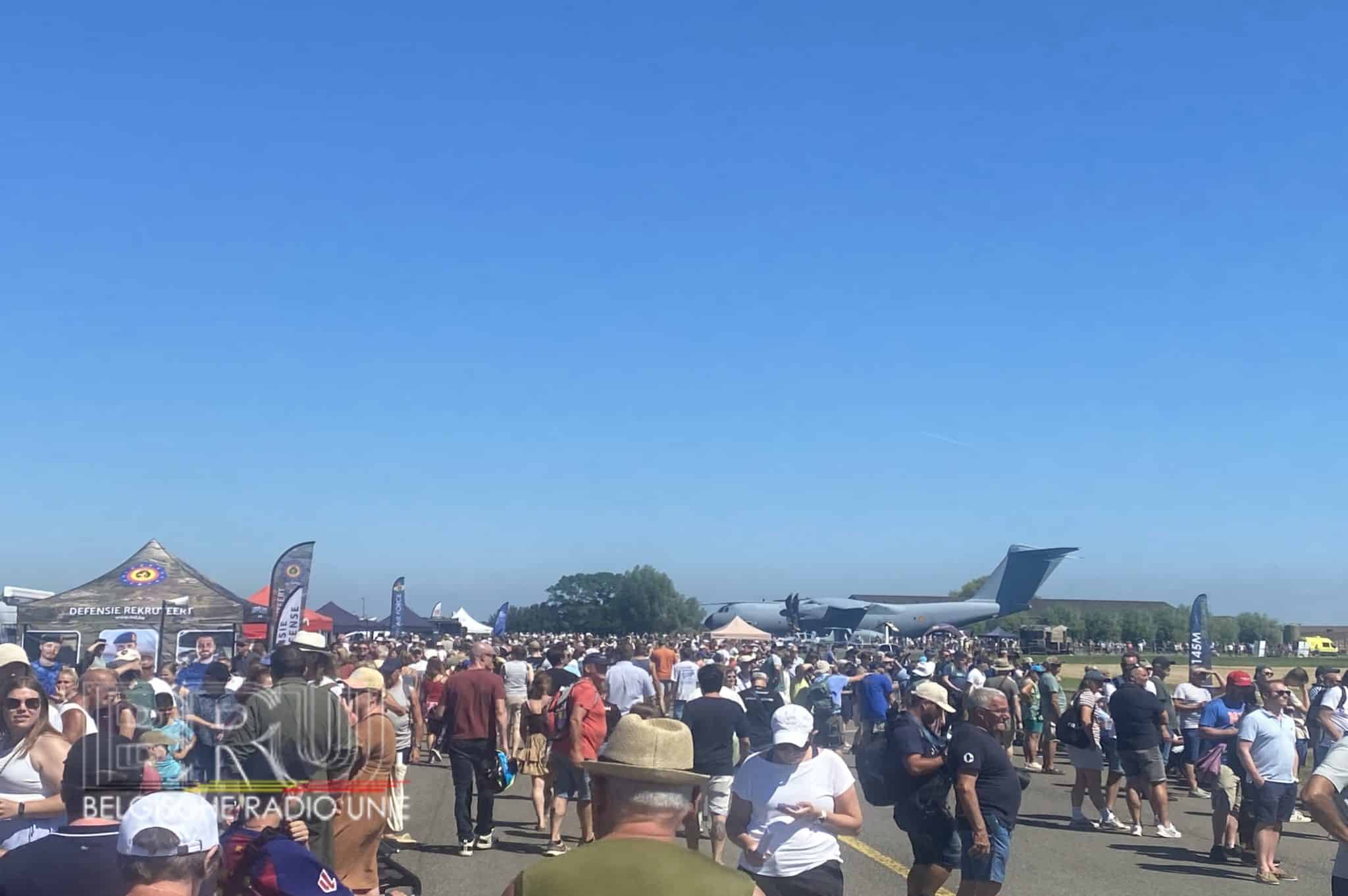 Recordopkomst voor opendeurdag op luchtmachtbasis Koksijde