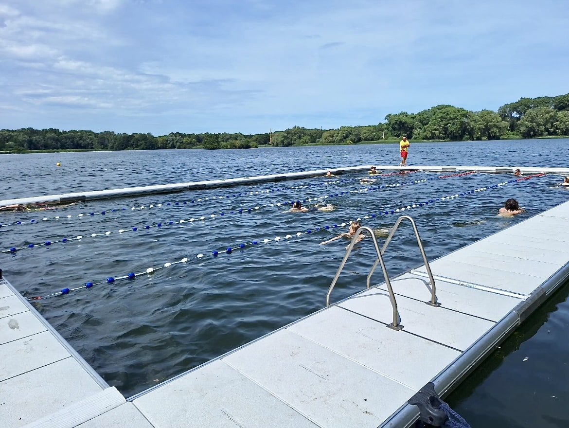 Nieuw in provinciedomein De Gavers: baantjeszwemmen in open water 