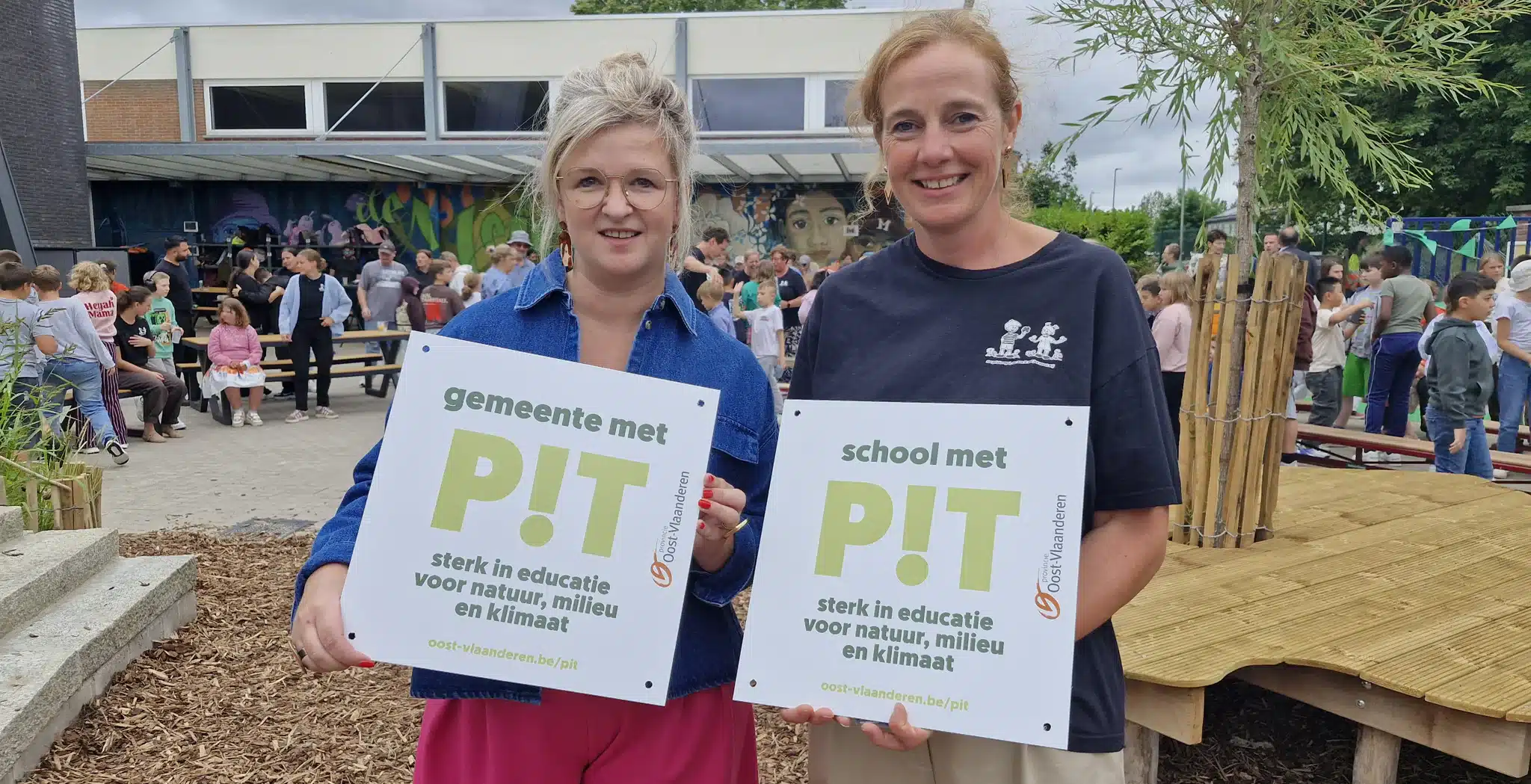 Basisschool De Meiroos in Wetteren wordt eerste school met P!T