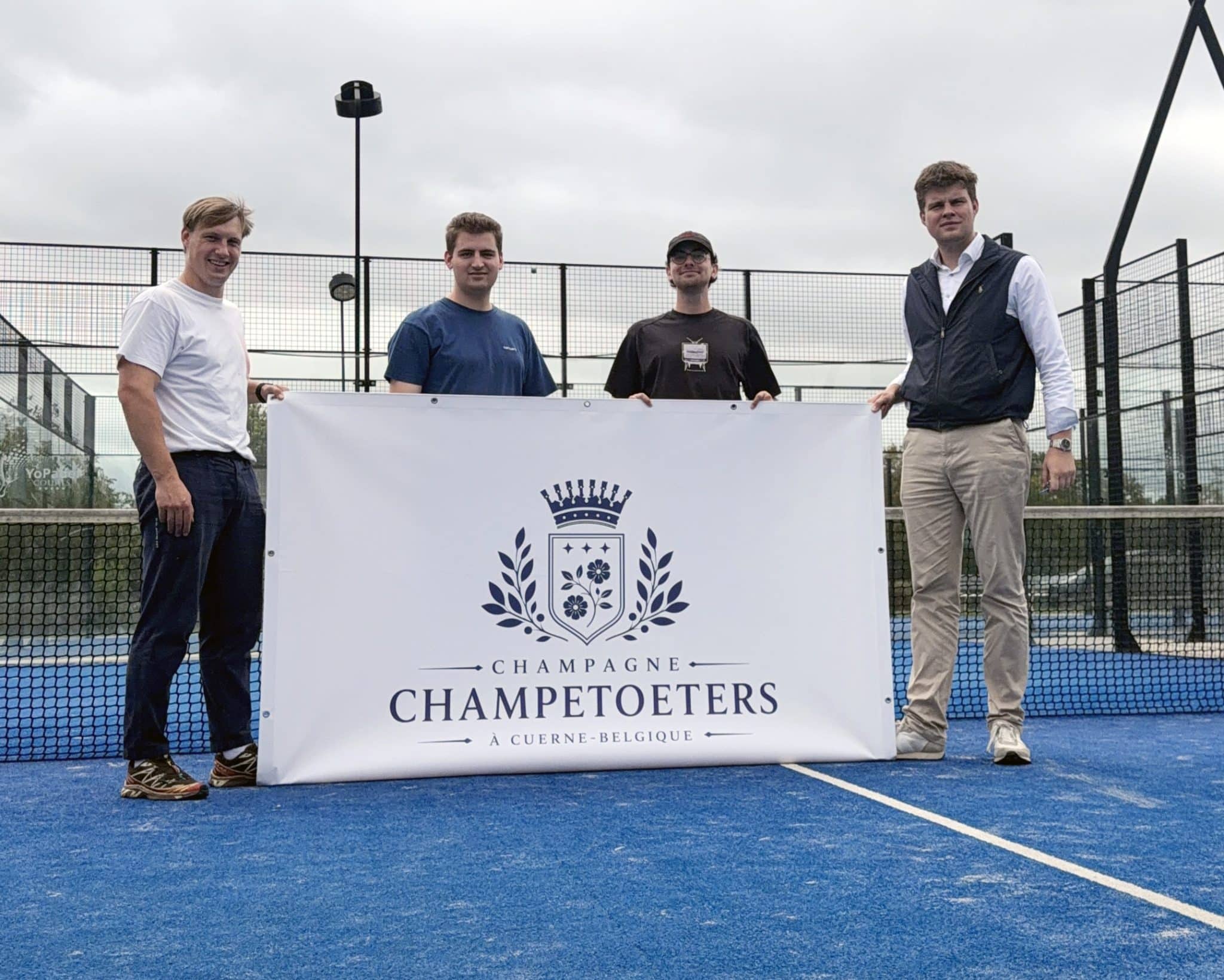 Champetoeters combineren padel en muziek tijdens eerste eigen evenement