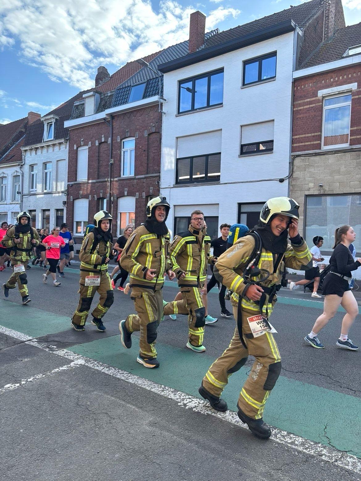 Brandweer Fluvia organiseert eerste Social Fire Run in Kortrijk
