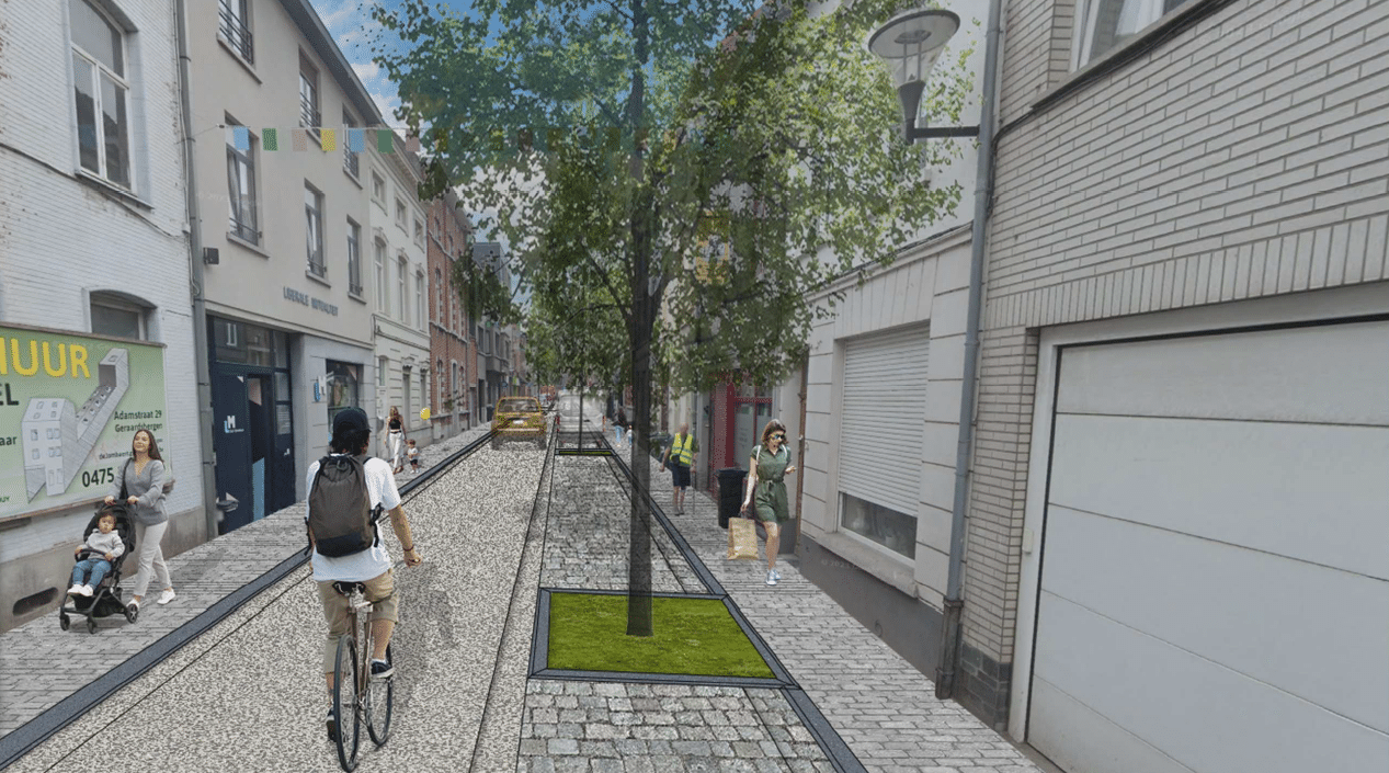 Geraardsbergen - Adamstraat krijgt nieuw rioleringsstelsel en volledige heraanleg