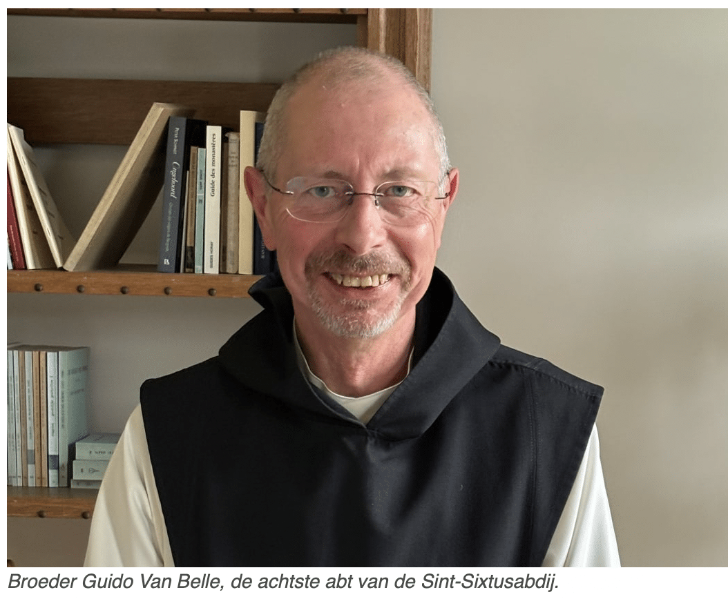 Broeder Guido Van Belle (67) verkozen tot nieuwe abt van de Sint-Sixtusabdij van Westvleteren