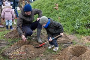 Aanplanting geboortebos Harelbeke/Deerlijk 2024