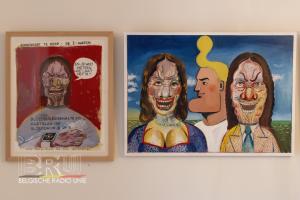 Herr Seele en Kamagurka in Oostende als deel van “Ensor 2024”