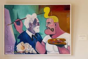 Herr Seele en Kamagurka in Oostende als deel van “Ensor 2024”